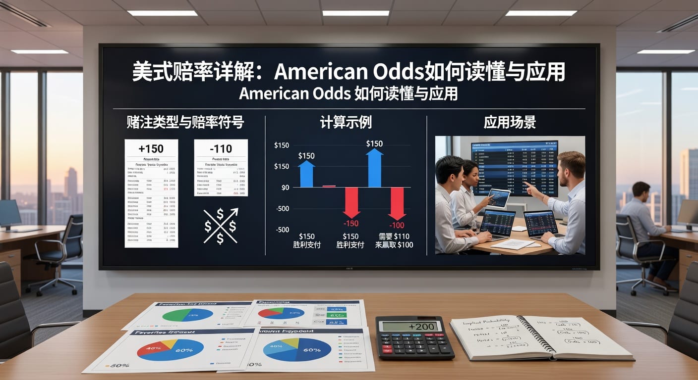 美式赔率 American Odds 读懂与换算实战指南