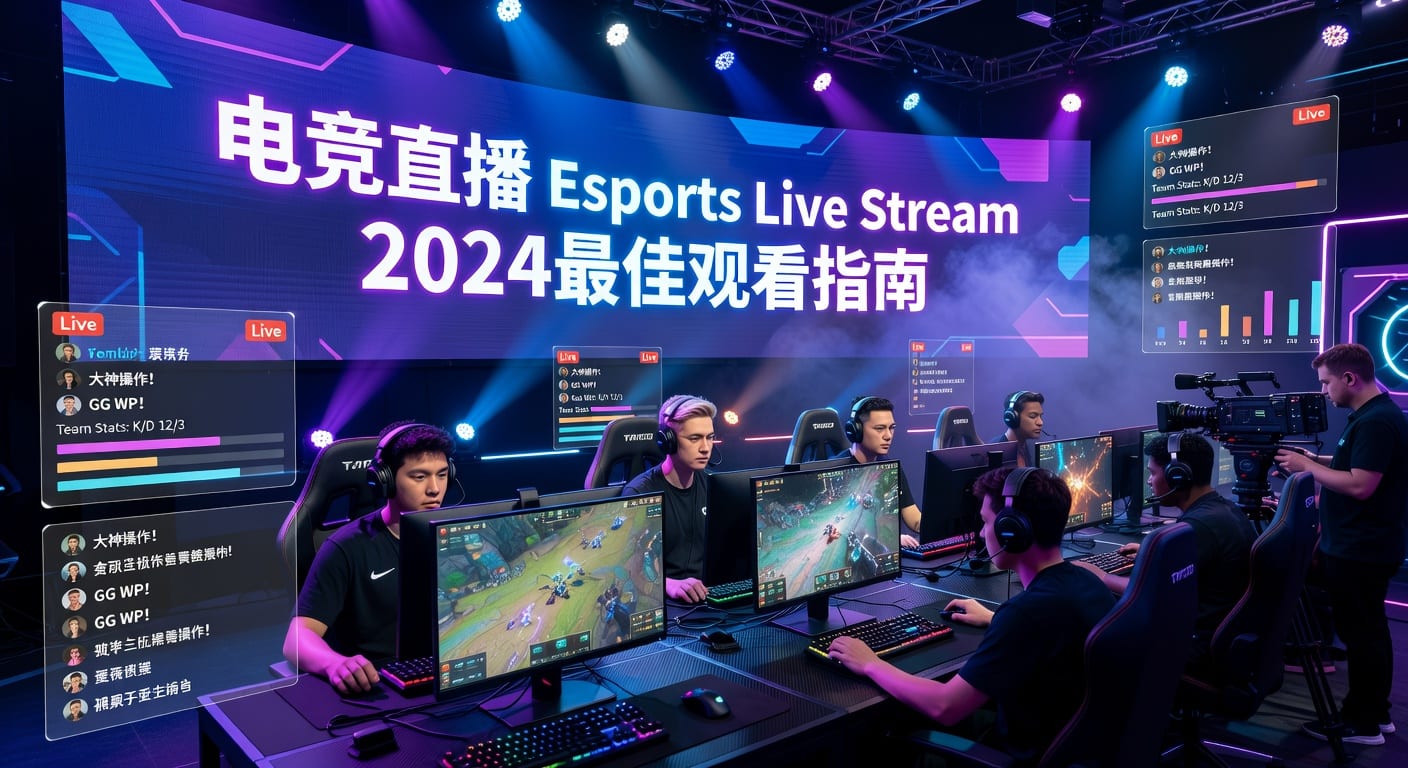 电竞直播 Esports Live Stream 观赛与赛事解读指南